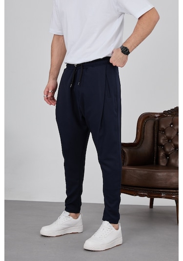 Baykim Sports Wears Unisex Modern Şalvar Pantolon Lacivert