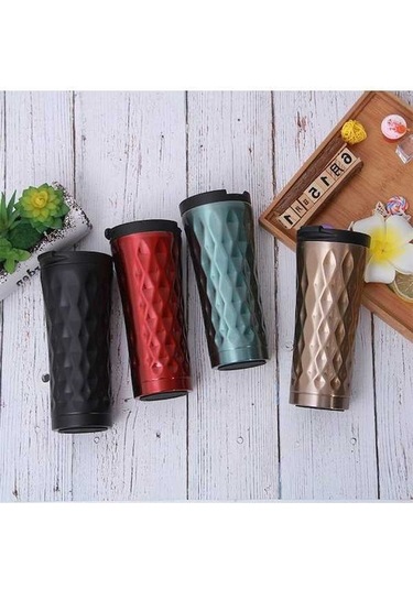 Dancemonkey 304 Paslanmaz Çelik 500ml Çift Katmanlı Termos, Sıcak/soğuk Tutar, Araç & Ofis Kullanımı İçin Öğrenci Diğer