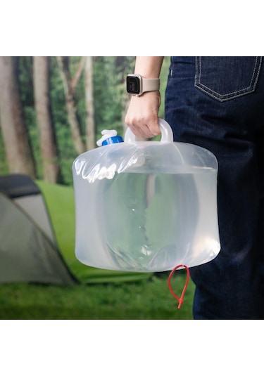 Katlanabilir Musluklu Su Bidonu - 15 Litre - Su Sebili - Argeus