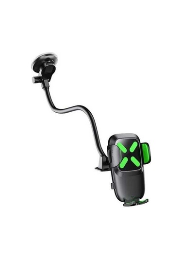 Wondernest X034 Evrensel Kamyon Otobüs Panosu Esnek Ayarlanabilir Vantuzlu Ön Cam Telefon Tutucu Yeşil Yeşil