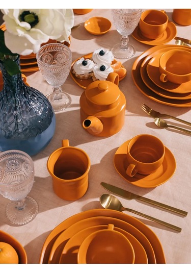 Sima-lend & Magistro 250 Ml "potter" Hediye Kupa Ve Tabak Takımı 434284575 Turuncu