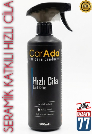 Hızlı Cila Seramik Etkili Oto Parlatıcı Koruyucu