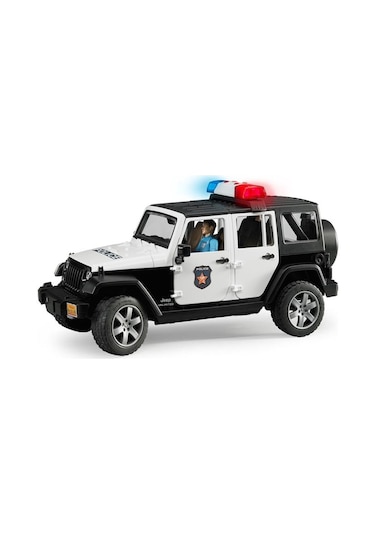 Bruder Jeep Wrangler U.r. Polis Aracı ve Memur 02526
