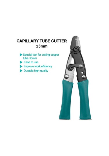 Yaleker Klima Ve Buzdolabı Bakımı İçin 3mm Kapasiteli Manuel Kılavuzlu Boru Kesici, Çelik Uç Ve Kauçuk Saplı Ct-1104