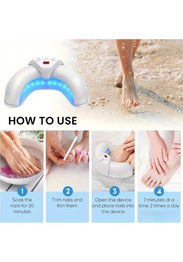 Willowhaven Beyaz Usb Manikür Lambası Dijital Ekran 3 Ayarlı Ergonomik Tasarım Zamanlayıcı Pilsiz Kokusuz El Ayak Bakımı Hediye