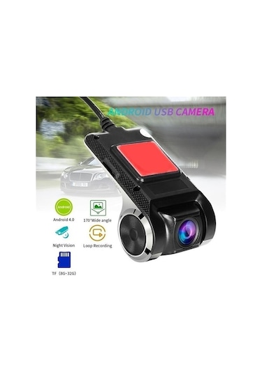 Maoyaya Araba Usb Dvr Dash Kamera 170 Geniş Açı Gece Görüş Adas Destekli Android Navigasyon Döngü Kaydı
