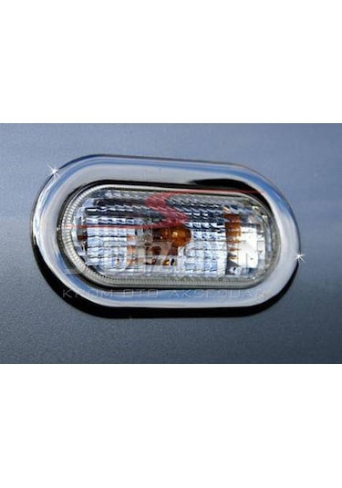 S-Dizayn  Volkswagen Golf 4 1998-2004 Yan Sinyal Çerçevesi 2 Parça Krom