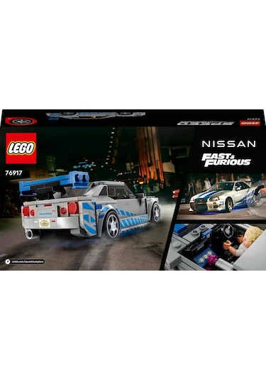 Lego 76917 Speed Champions Daha Hızlı Daha Öfkeli Nissan Skyline