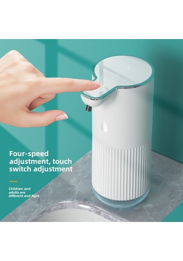 Suofeng Duvar Tutulmuş Otomatik Sensörlü Kolay Kullanımlı 1200mah Pili Foam El Yıkama Makinesi Beyaz