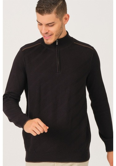 V0890 Dewberry Dıo Rıse Erkek Kazak-siyah Siyah