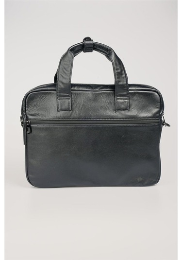 Ççs 71472 Hakiki Deri Evrak Çantası Siyah