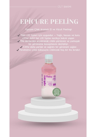 Epicure Avantajlı Paket Çilekli El ve Vücut Peeling 2'li