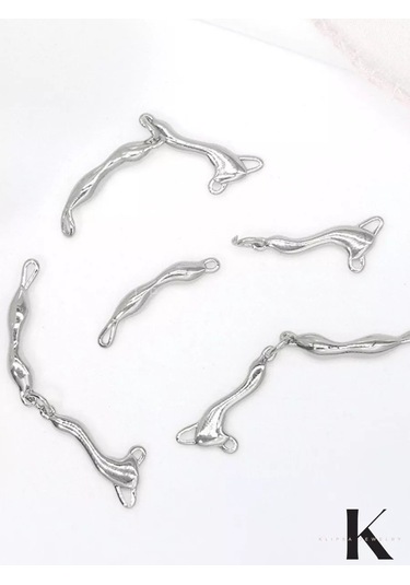 Klipsa Jewelry Platina Konnektör 1 Adet, 19x16 Mm 208085631