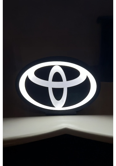 Toyota Dekoratif Aydınlatma Led Gece Lambası Beyaz