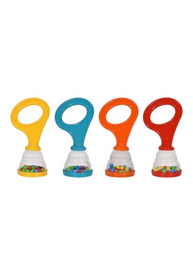Zuzu Toys Stand Çıngırak /4 Adet Karışık Renk