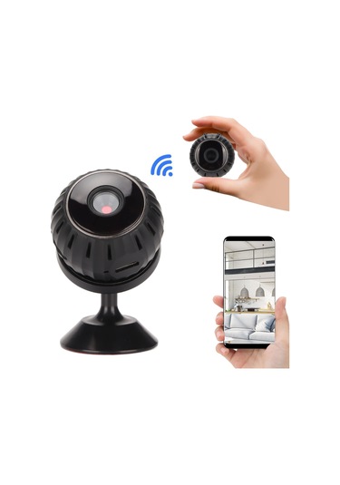 Xindoker X10 Mini Kablosuz Wifi Kamera - Ev Güvenliği İçin Taşınabilir 1080p Hd, İnfrakırmızı Gece Görüşü, Hareket Algılama Ve Uyarı Bildirimi Fonksiyonlu Akıllı Güvenlik Kamerası Dahili Pil İle