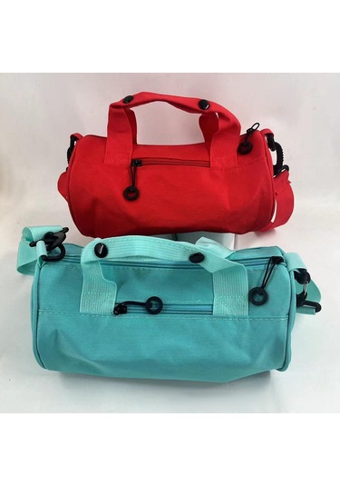 Homyl Dans Çantası Spor Çocuk Doğum Günü Hediyesi Jimnastik Kırmızı