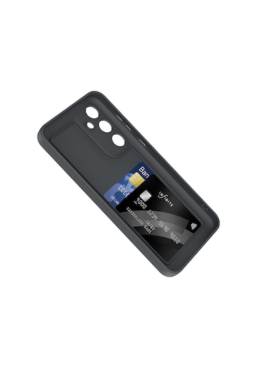 Biriva Home Galaxy A36 Kılıf Kamera Korumalı Kartlık Hazneli Brvh Vitra Kapak - Mürdüm Mürdüm