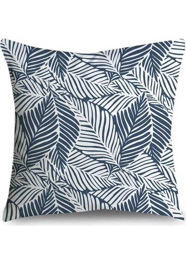 Kuzey Avrupa Geometrik Keten Yastık 45 45 Cm-21 Ekru