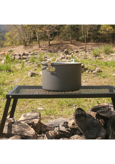 Ranyeek 4.2l Kapasiteli Askeri Tencere - Aluminyum Ve Paslanmaz Çelik - 0.85mm Kalınlık - Kapağıyla Beraber Gümüş