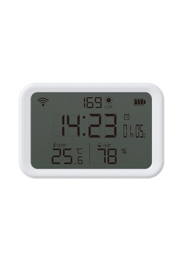 Novahub Neo Nas-cw01w 4'ü 1 Arada Çok İşlevli Sensör, 2,4 Ghz Wi-fi Sıcaklık/nem Dedektörü, Çift Modlu Saat/parlaklık