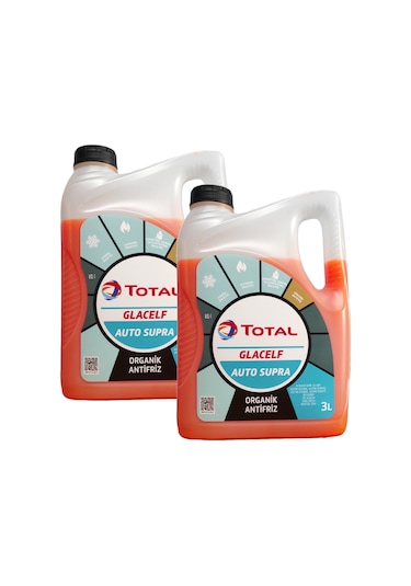 Total Glacelf Auto Supra Organik Konsantre Antifriz 3LT (2 ADET)