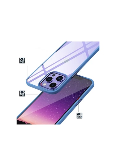 Newface Apple İphone 14 Pro Max Kılıf Power Silikon - Lila