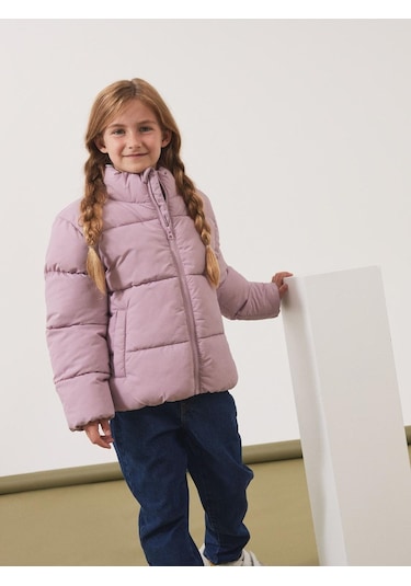 Name It Dik Yaka Krem Kız Çocuk Mont 13228727 Krem