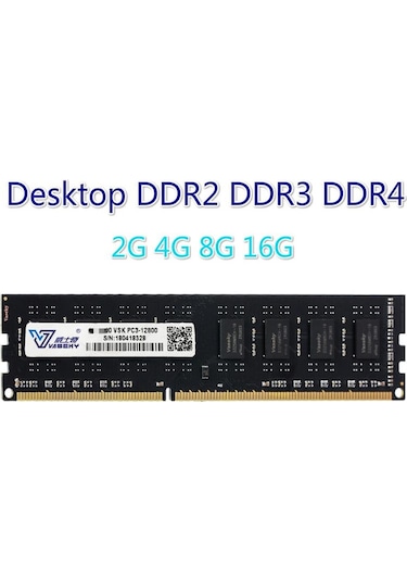 Vaseky Masaüstü Belleği 16g 8g 4g 2g Masaüstü Ram Ddr2 Ddr3 Ddr4 Pc Dımmaa 1600 Mhz 4 Gb Ddr3