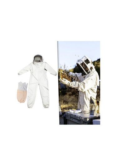 Suntek Arıcı Takım Elbise Örgü Kapşonlu Çiftlik Tutma Xxl