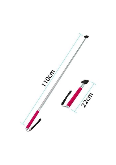 Sanger Sg-01 Selfie Çubuğu Monopod Pembe