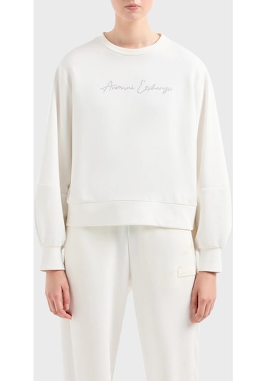 Armani Exchange Bayan Sweat 3dym13 Yjffz 1125 Beyaz