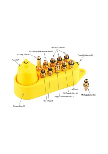 Artfulabode Sarı Hidrolik Fren Yağı Ve Tamir Sıvısı, Fren Doldurma, Disk Değiştirme, Bisiklet Ve Araç İçin Sarı