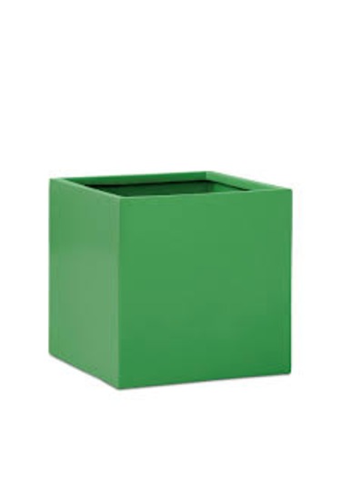 Mofiba Fiberglass Saksı Kare 30cm 30cm 30h Cm Yeşil