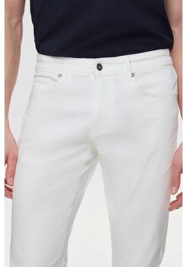 Ds Damat Slim Fit Ekru Gabardin Denim Pantolon 4hcc3t404003m Ekru