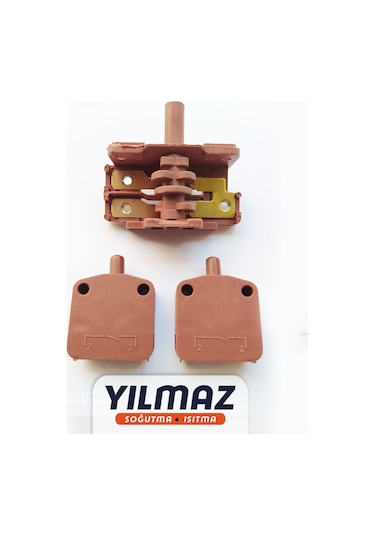 Elektrikli Şofben Komütatör + Switch (Siviç) - Soketli