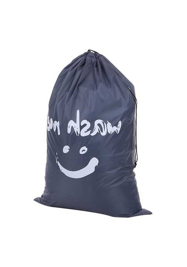 Didadodo Katlanabilir Çamaşır Çantası - Seyahat & Evde Pratik Çözüm - Gri Gri Gri