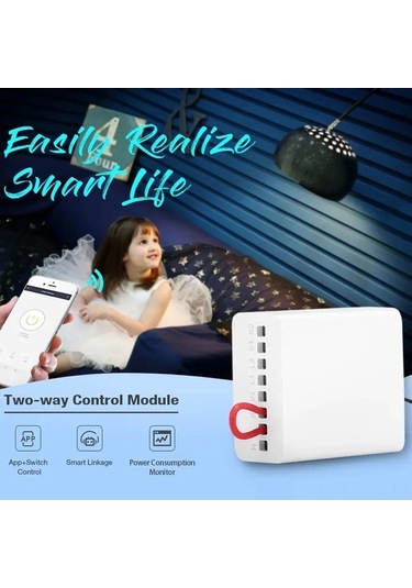 Didadodo Aqara Akıllı Ev Modülü: 2 Kanal Kablosuz Röle, Uzaktan App İle Yönetim