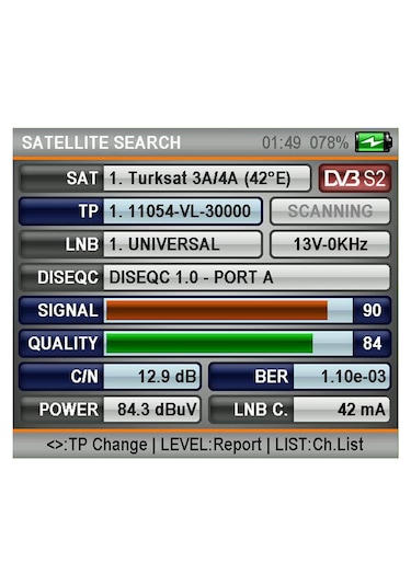 Alpsat Satfinder 5 Hd Pro - Profesyonel Uydu Bulucu Ve Ahd Kamera Tester