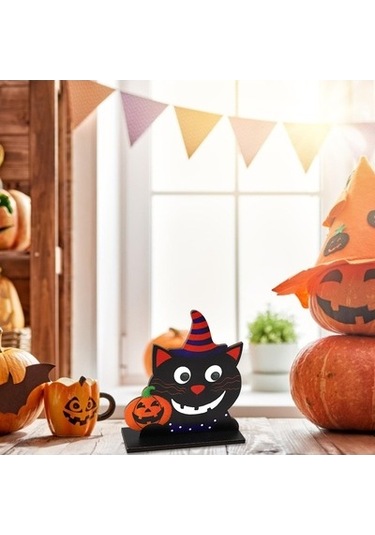 Lijinxu Cadılar Bayramı Masa Süslemeleri Parti Topper S Için