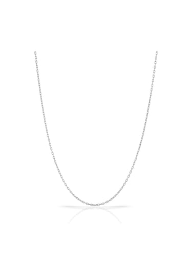 30 Forse Gümüş Zincir Kolye 45Cm Wsn00