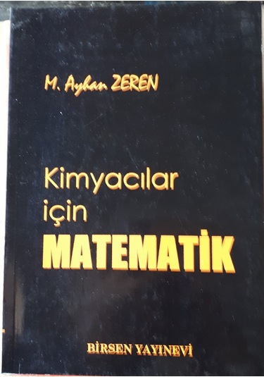 Kimyacılar İçin Matematik 1997 Yılı Basım