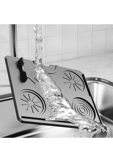 Homyl Espresso Tamper Mat Silikon Dayanıklılık Kahve Gri