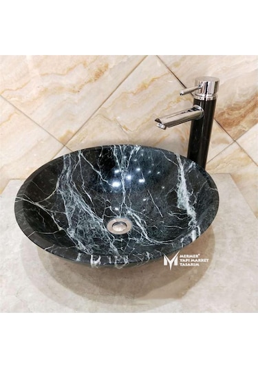 Toros Siyah Çanak Lavabo