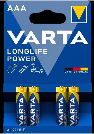 Varta Longlife Power Aaa 0623 Kalem Pil 4 Lü Paket