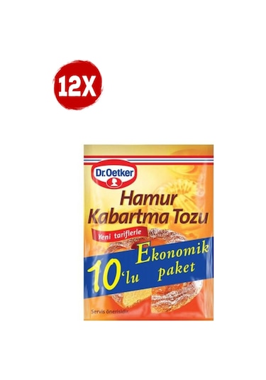 Dr.oetker Hamur Kabartma Tozu 10lu 12 Paket