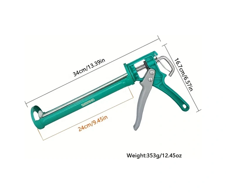 Gateesat 1 Adet Koyu Yeşil Derz Tabancası Manuel Otomatik Sızdırmazlık Aleti
