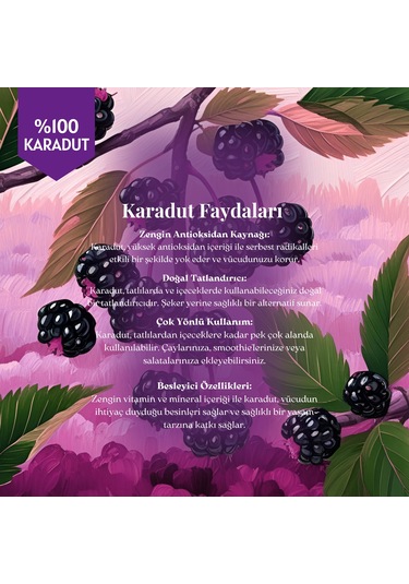 Mim and More Karadut Özü 250 ML