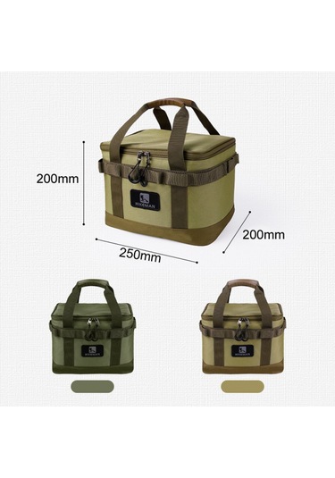 Mufunye Taşınabilir Çok Fonksiyonlu Kamp Aksesuar Düzenleyici - Çarpışma Önleyici Açık Hava Pişirme Seti Saklama Çantası Çok Renkli