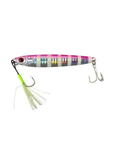 Sea Horse Special 80gr Jig Pink Zebra Glow